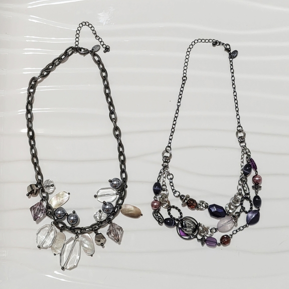Lia Sophia Jewelry - Lia Sophia Elegant Multi-Color Gemstone Necklace Set